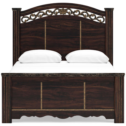 Glosmount King Poster Bed