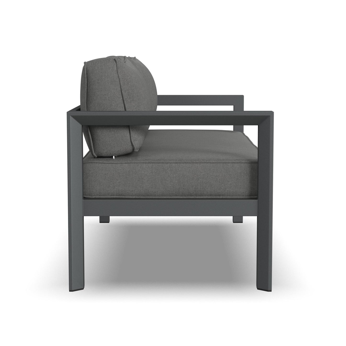 Grayton Outdoor Aluminum Loveseat