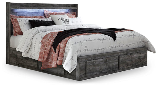 Ashley Baystorm King Panel Bed with 6 Storage Drawers