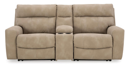 Next-Gen Durapella Power Reclining Console Loveseat