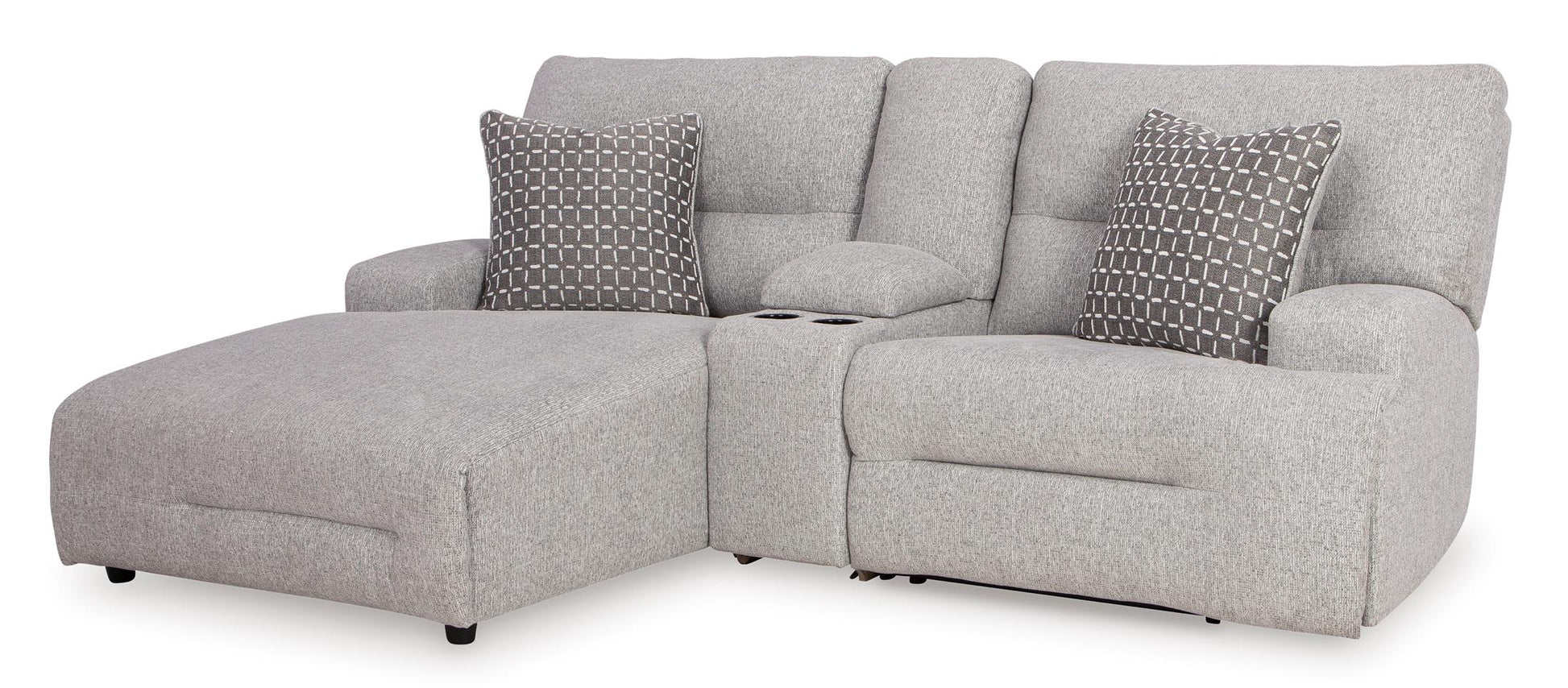 Acklen Place Left Facing 3-Piece Power Reclining Sectional Sofa with C