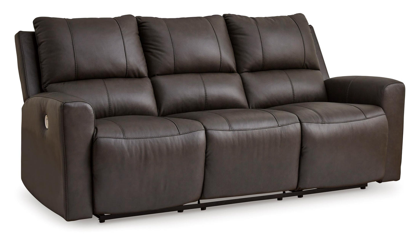 Boxmere Leather Power Reclining Sofa