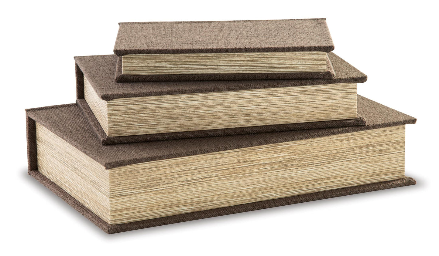 Jolina Box (Set of 3) Brown