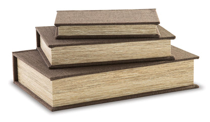 Jolina Box (Set of 3) Brown
