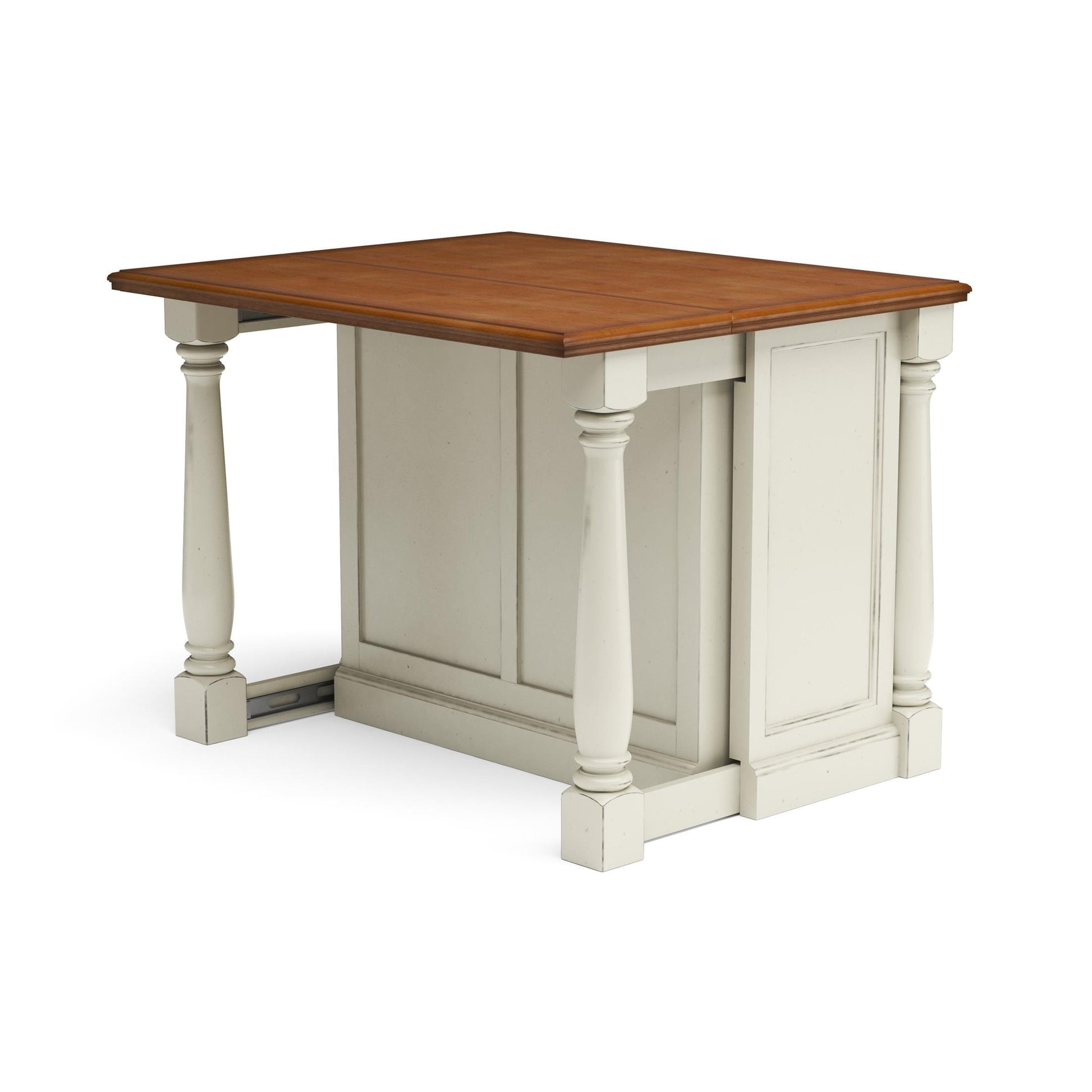 Monarch Kitchen Wood Top Island
