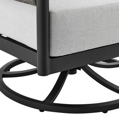 Felicia Outdoor Patio Swivel Rocking Chair