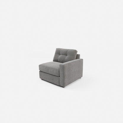 Modular One Right Arm Facing Chair - Granite