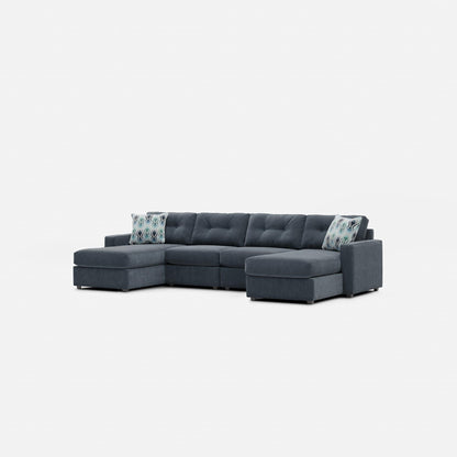 Modular One 4-Piece Sectional with Dual Chaise