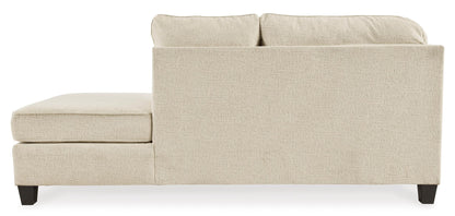 Abinger 2-Piece Natural Sleeper Sectional with Chaise