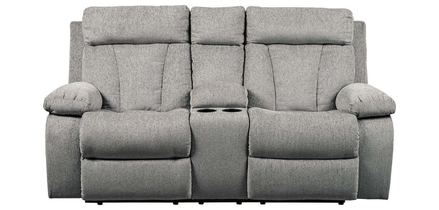 Mitchiner Reclining Loveseat with Console