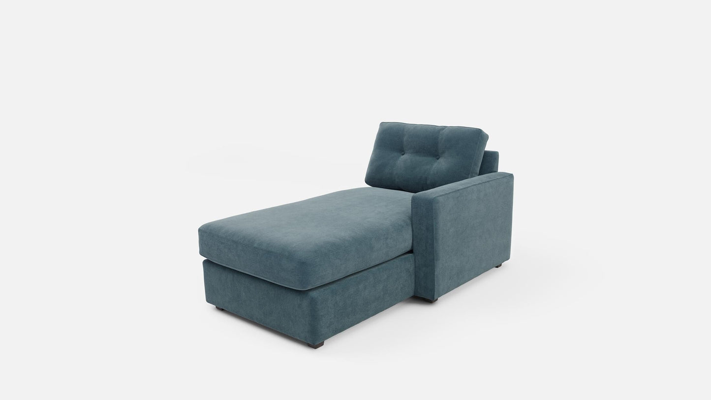 Modular One Right Arm Facing Chaise - Teal