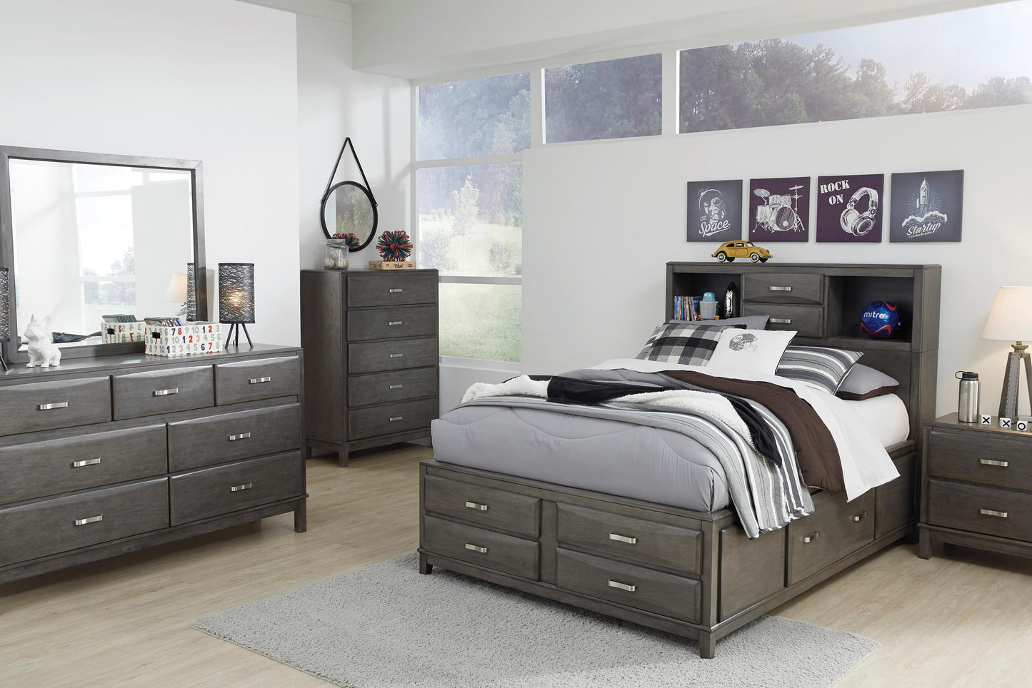 Caitbrook 3-Piece Storage Bedroom Set