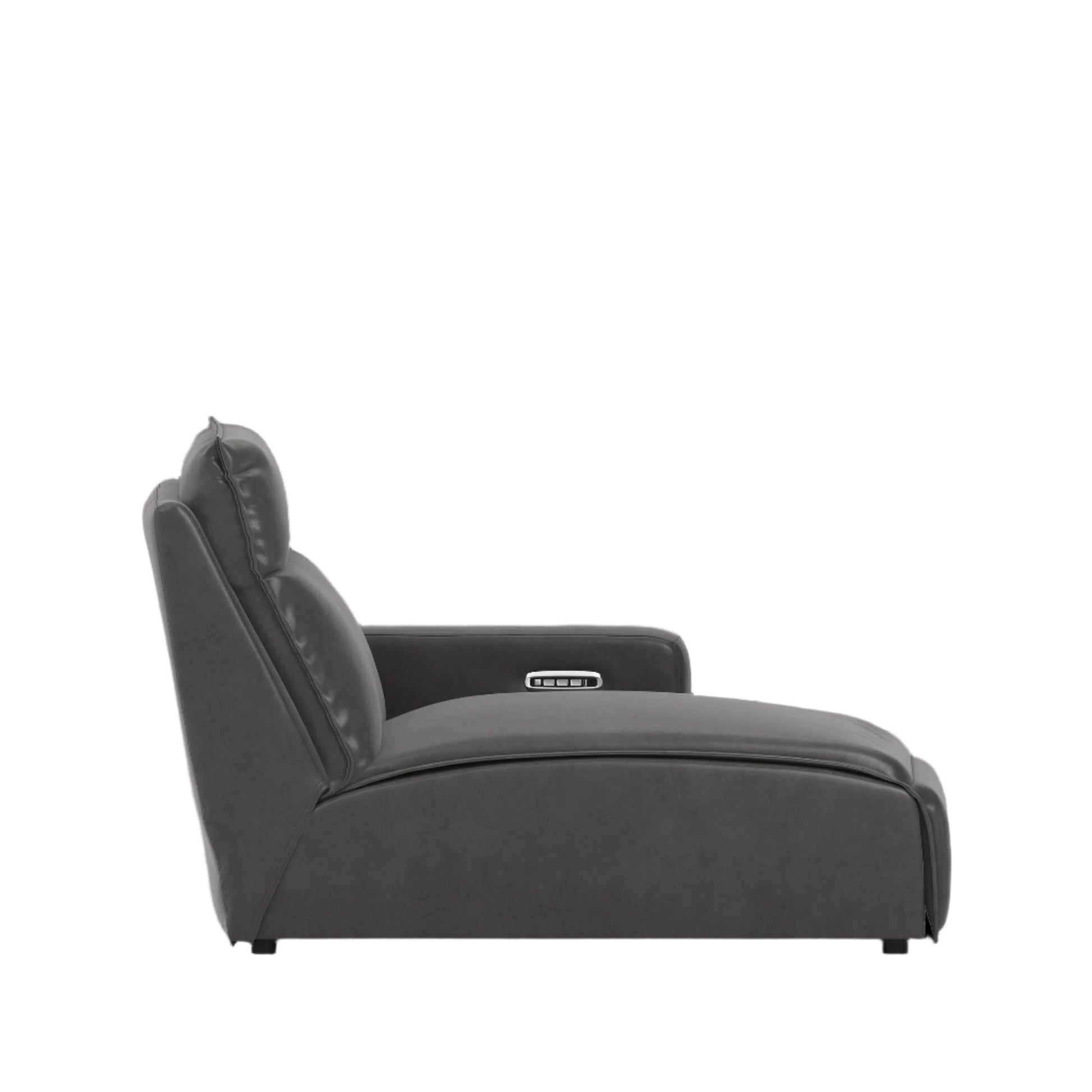 Modular Two Right Arm Facing Power Chaise - Charcoal