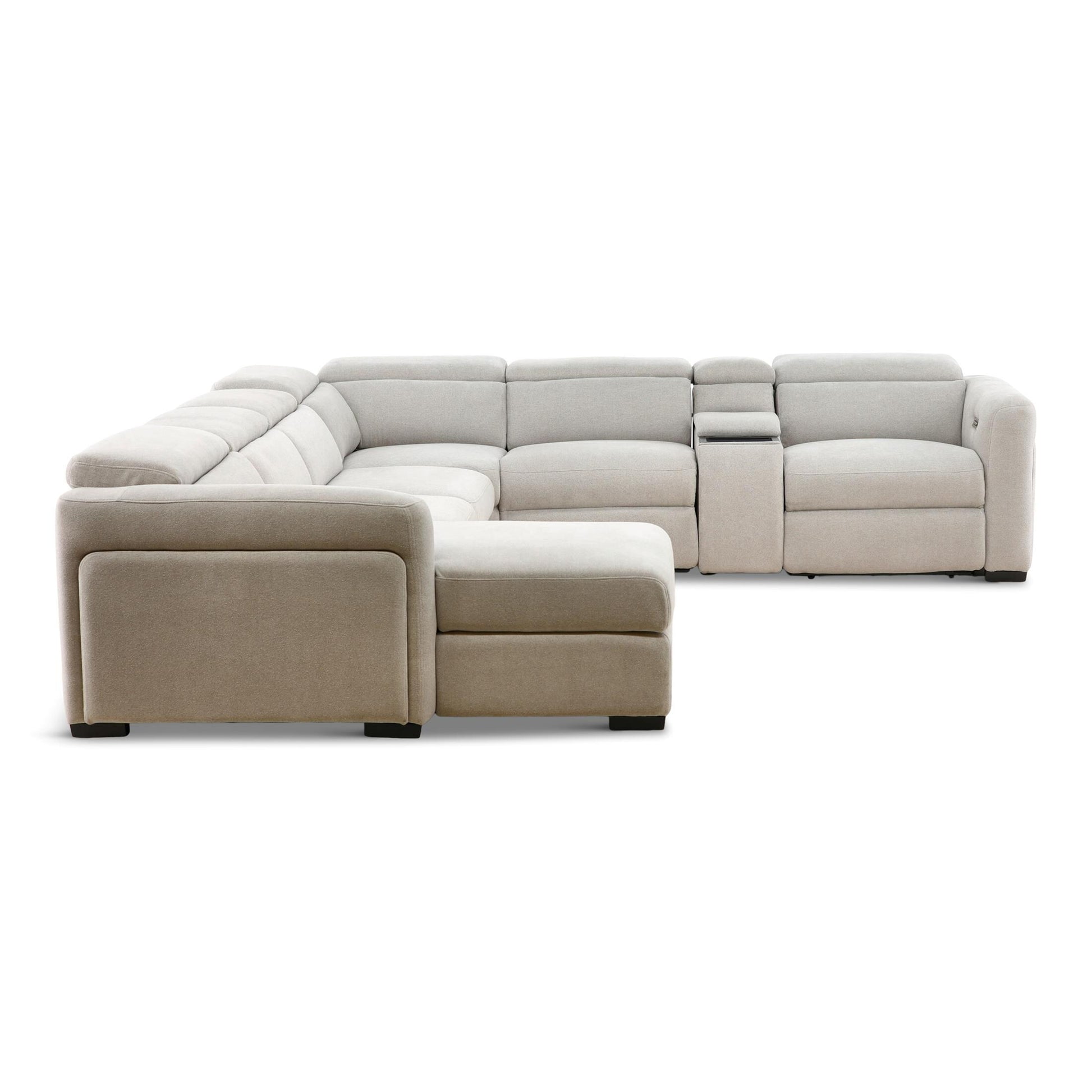 Tuscany 6-Piece Power Reclining Left-Facing Sectional Chaise