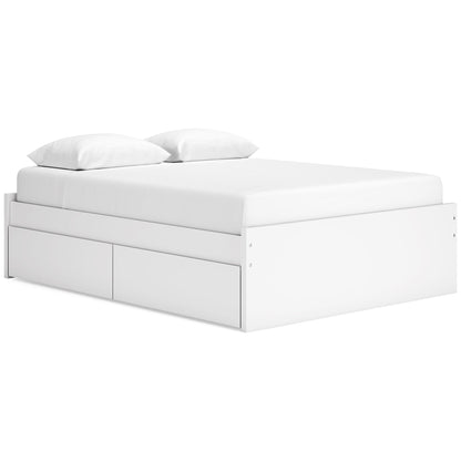 Onita Queen Platform Bed with 4 Side Drawers