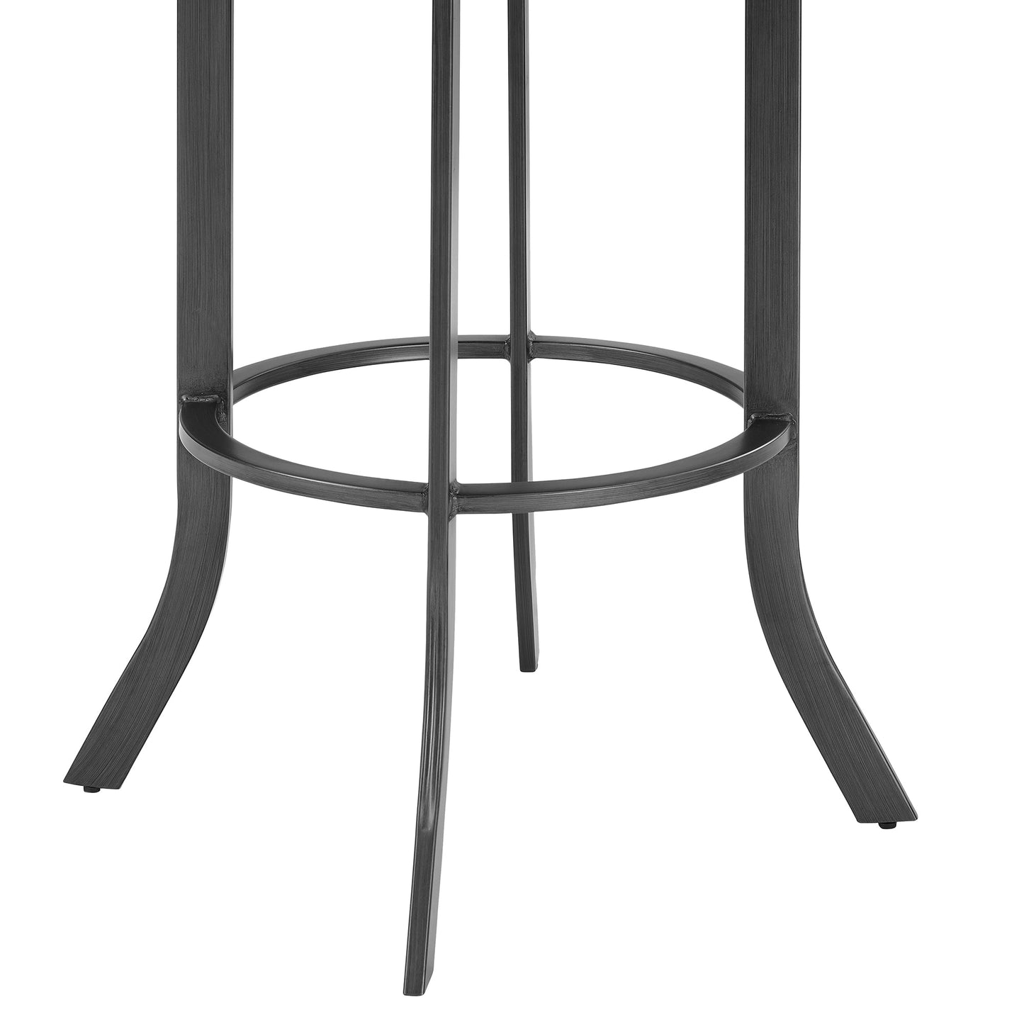 Pharaoh Swivel 30" Black Bar Stool