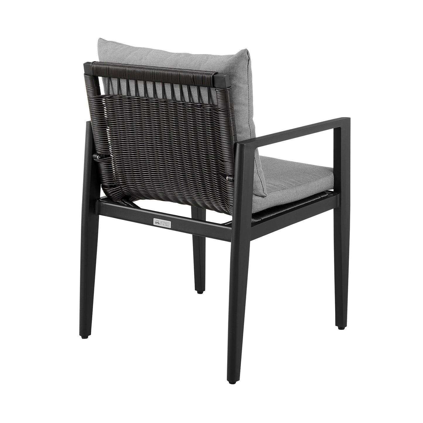 Grand Outdoor Patio Dining Chairs (Set of 2)