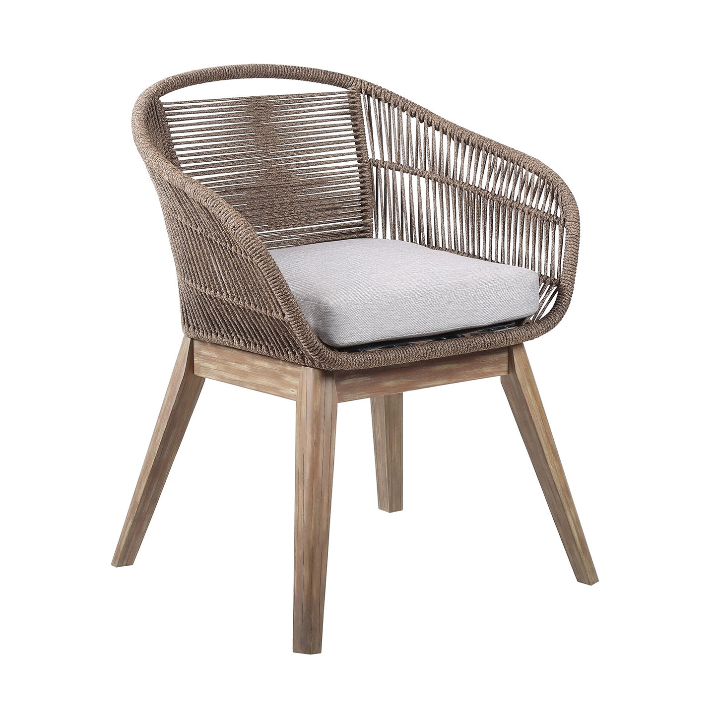 Tutti Frutti Indoor Outdoor Dining Chair in Light Eucalyptus Wood with