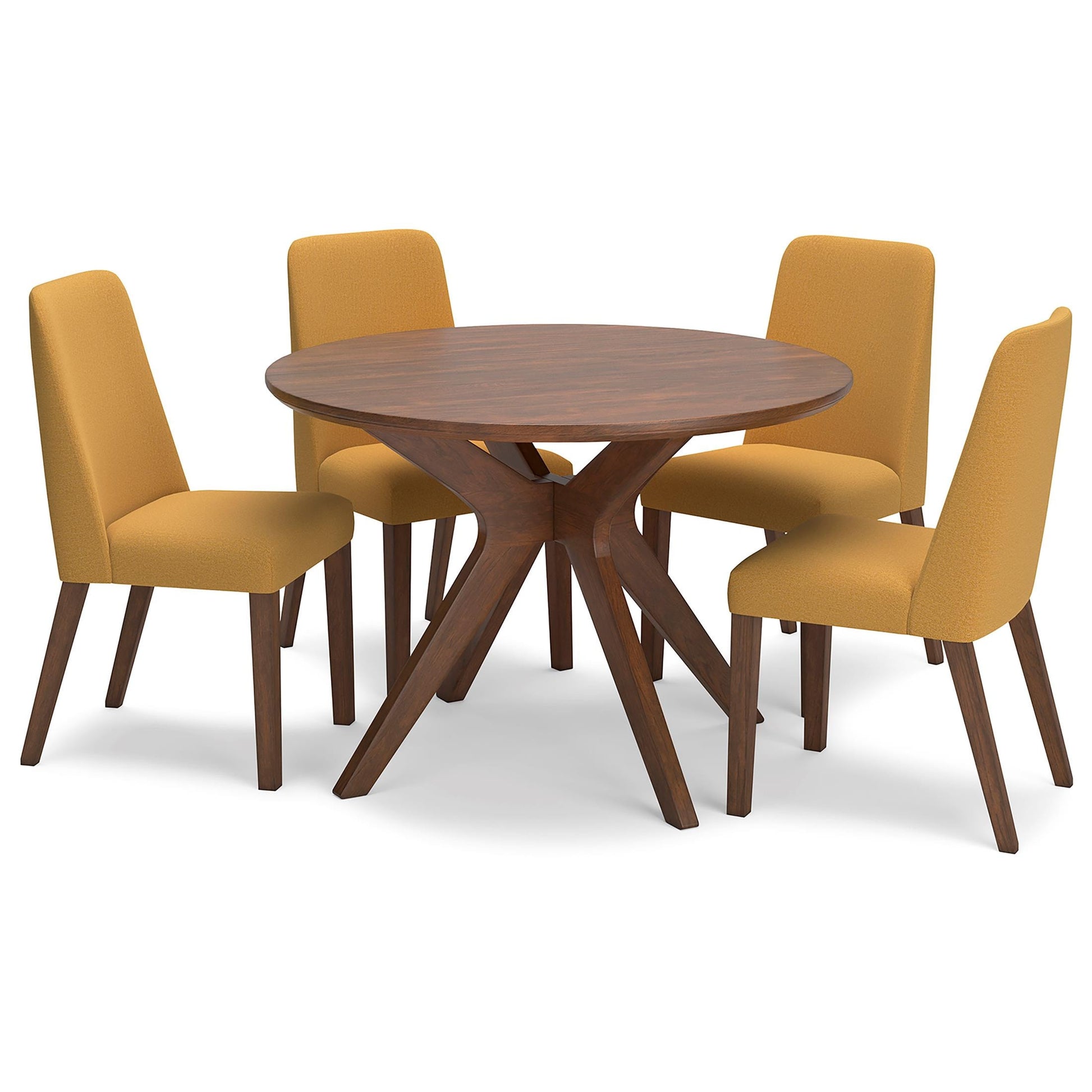 Lyncott 5 Piece Round Dining Set