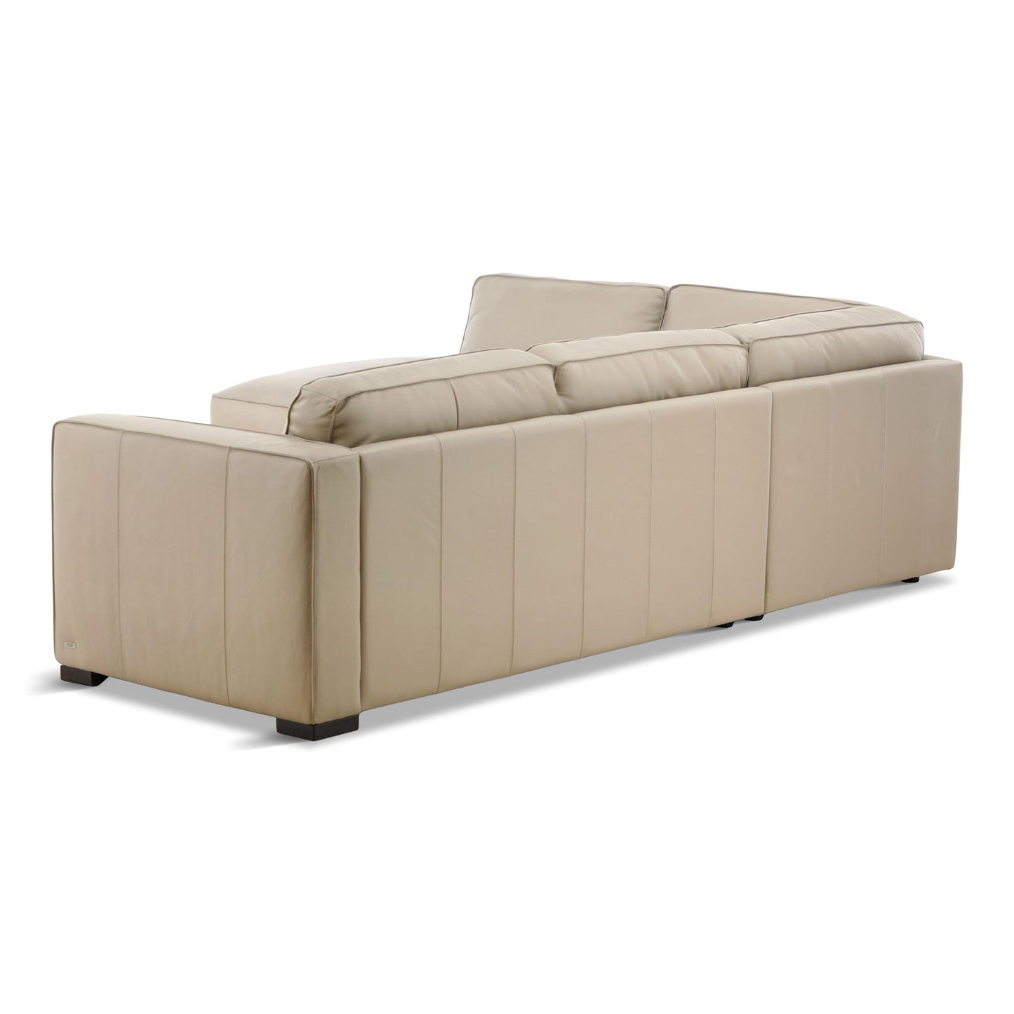 Copenhagen 2-Piece Leather Sectional with Chaise