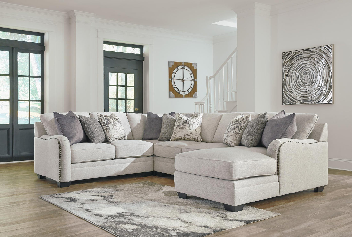 DELLARA 4-PIECE SECTIONAL WITH