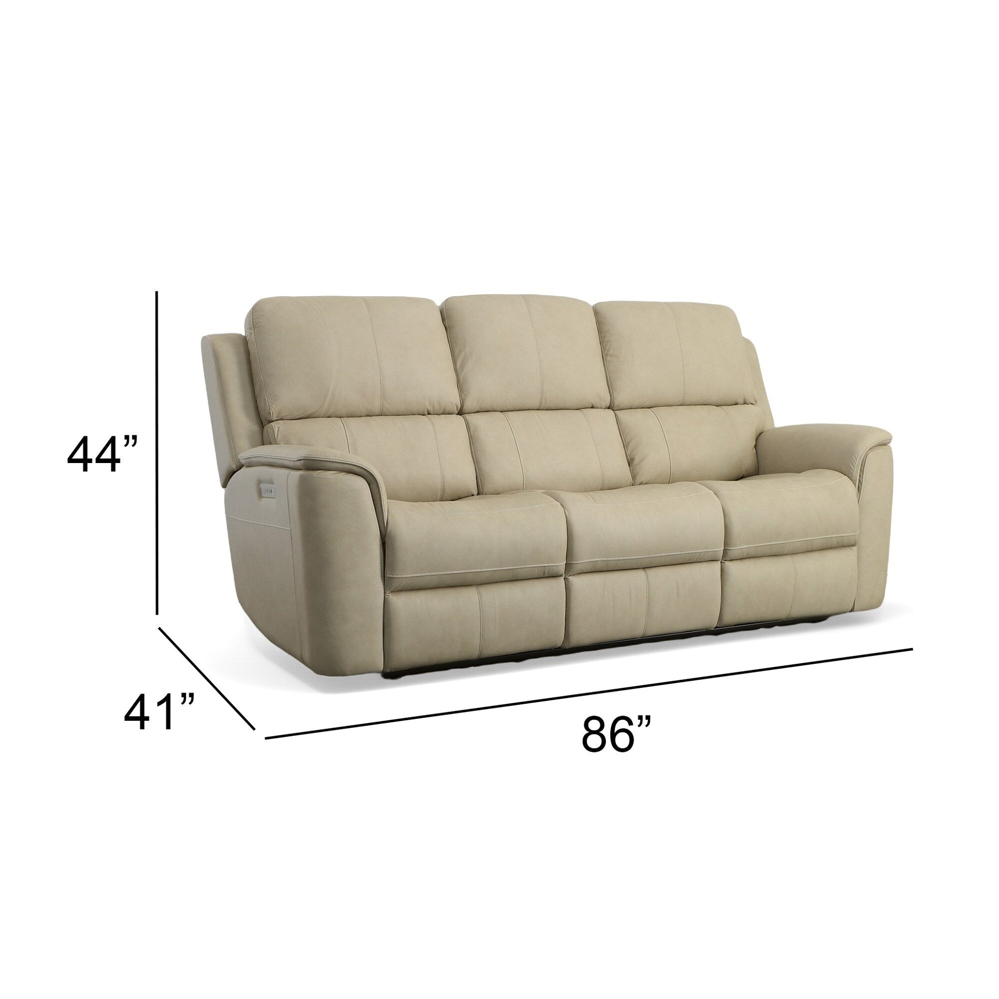 Carmen Leather Power Reclining Sofa