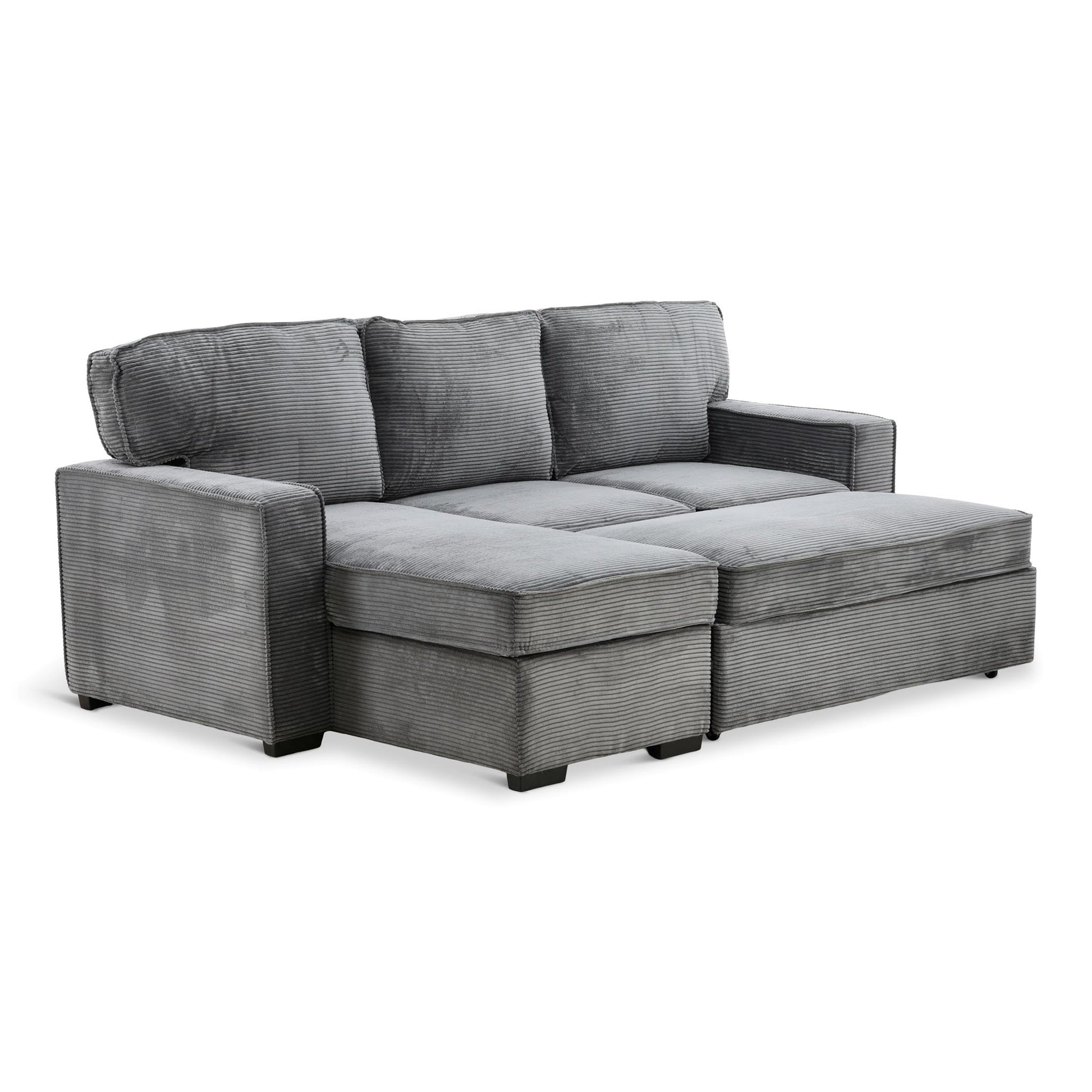 Amir 2-Piece Sectional with Sofa Bed