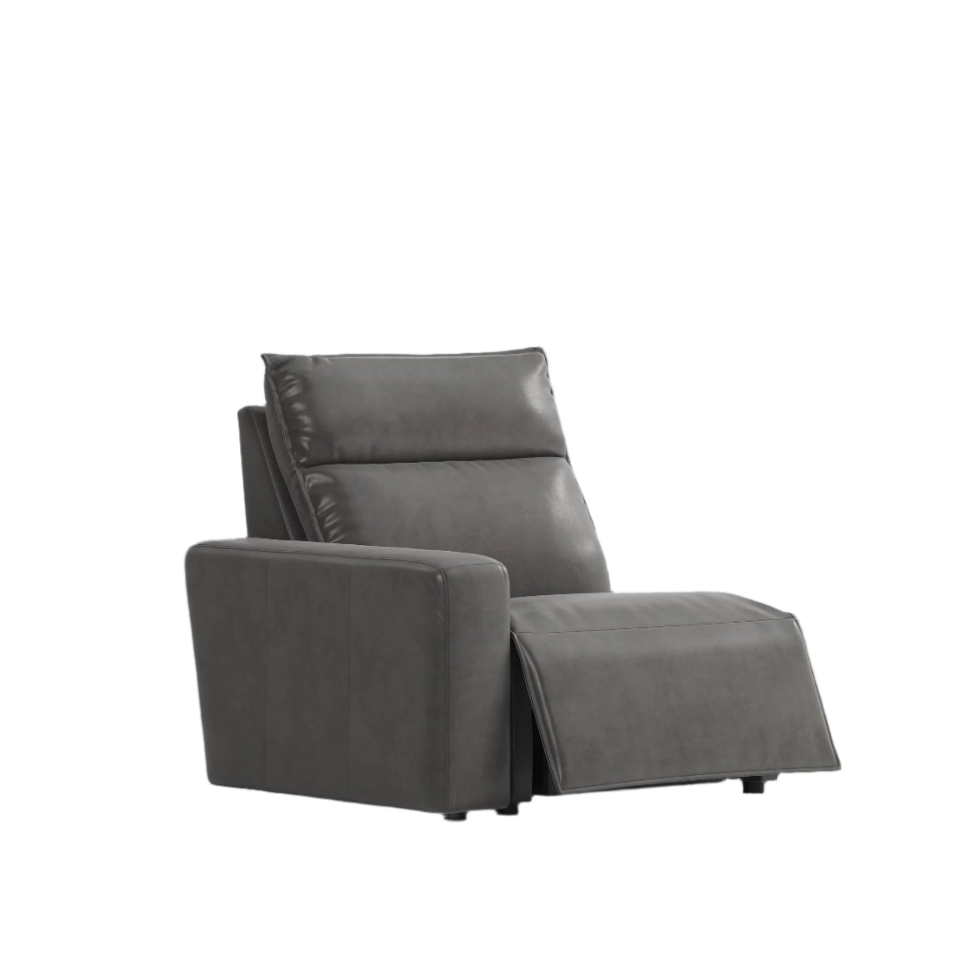 Modular Two Left Arm Facing Power Recliner - Charcoal