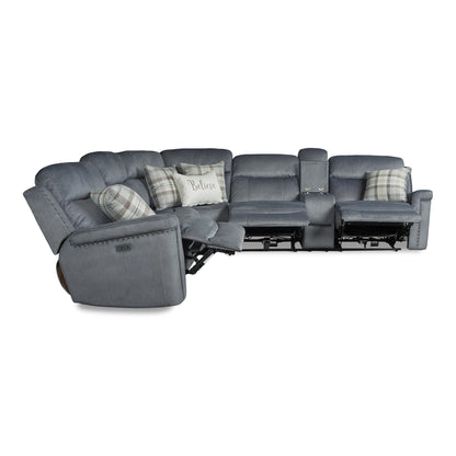 Deacon 3-Piece Power Reclining Sectional with Console