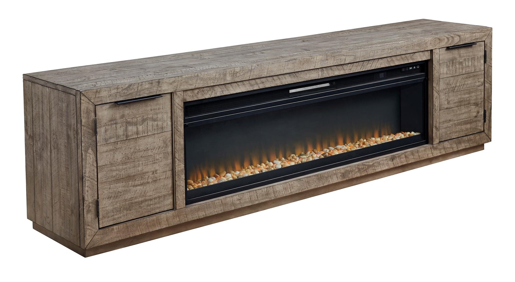 Krystanza 92" TV Stand with Electric Fireplace