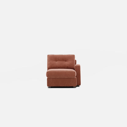Modular One Chaise Cantaloupe Right-Facing