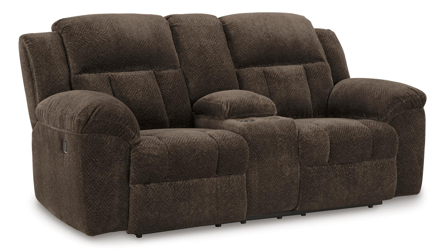 Frohn Reclining Console Loveseat