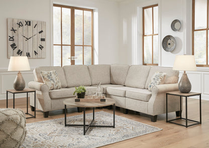 Alessio 4-Piece Ready-To-Assemble Sectional