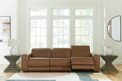 Rally-Up 3-Piece Leather Power Reclining Sectional Sofa