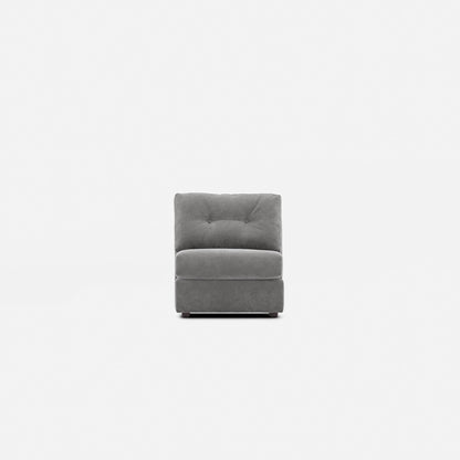 Modular One Armless Chair - Granite