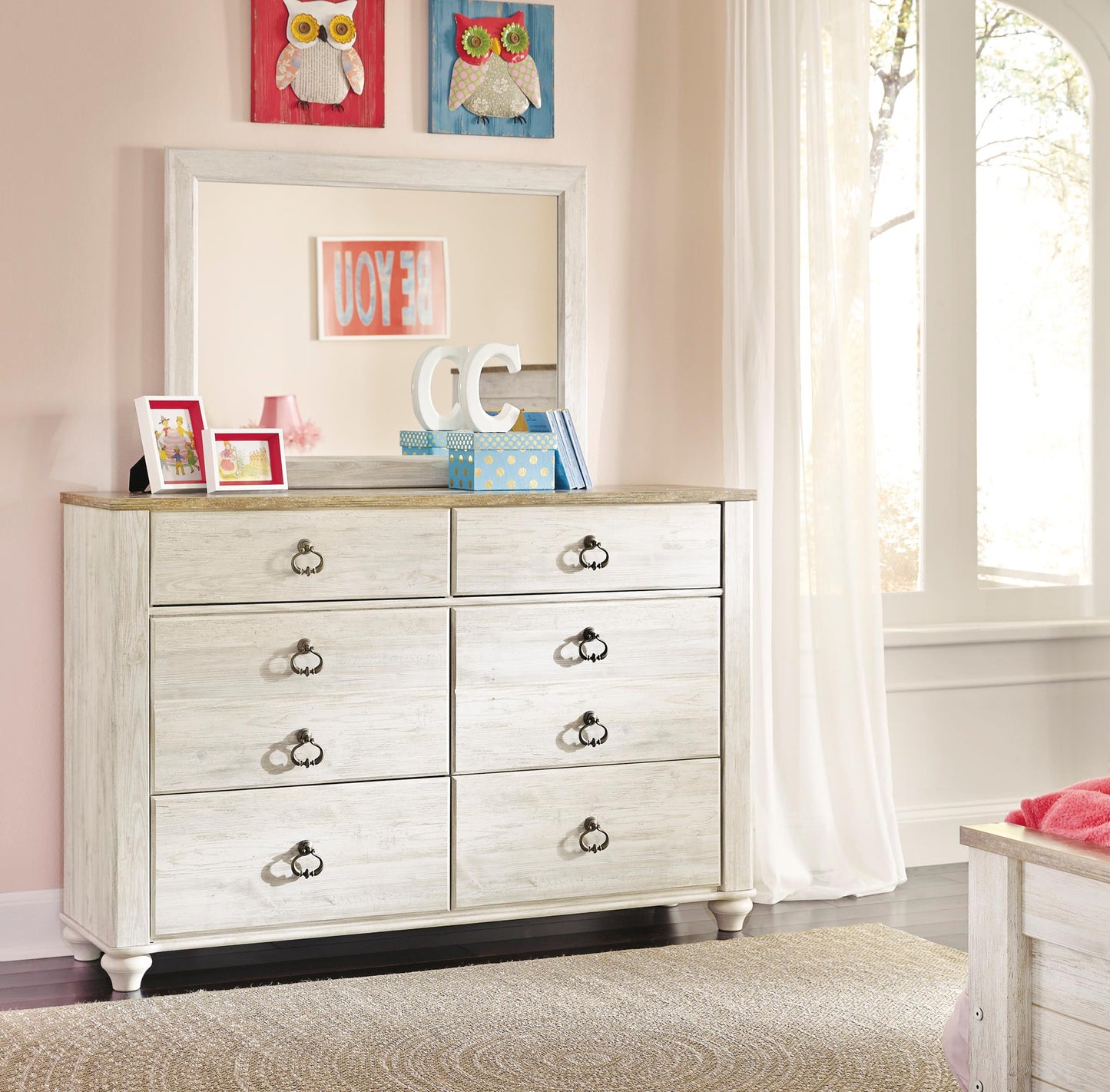 Willowton Dresser & Mirror