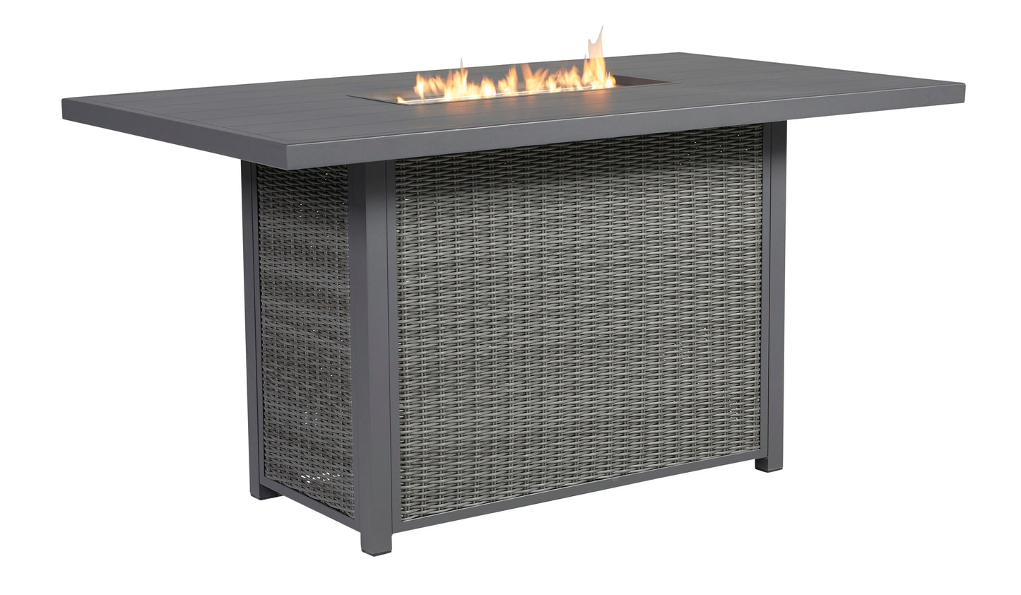 Palazzo Outdoor Bar Table with Fire Pit