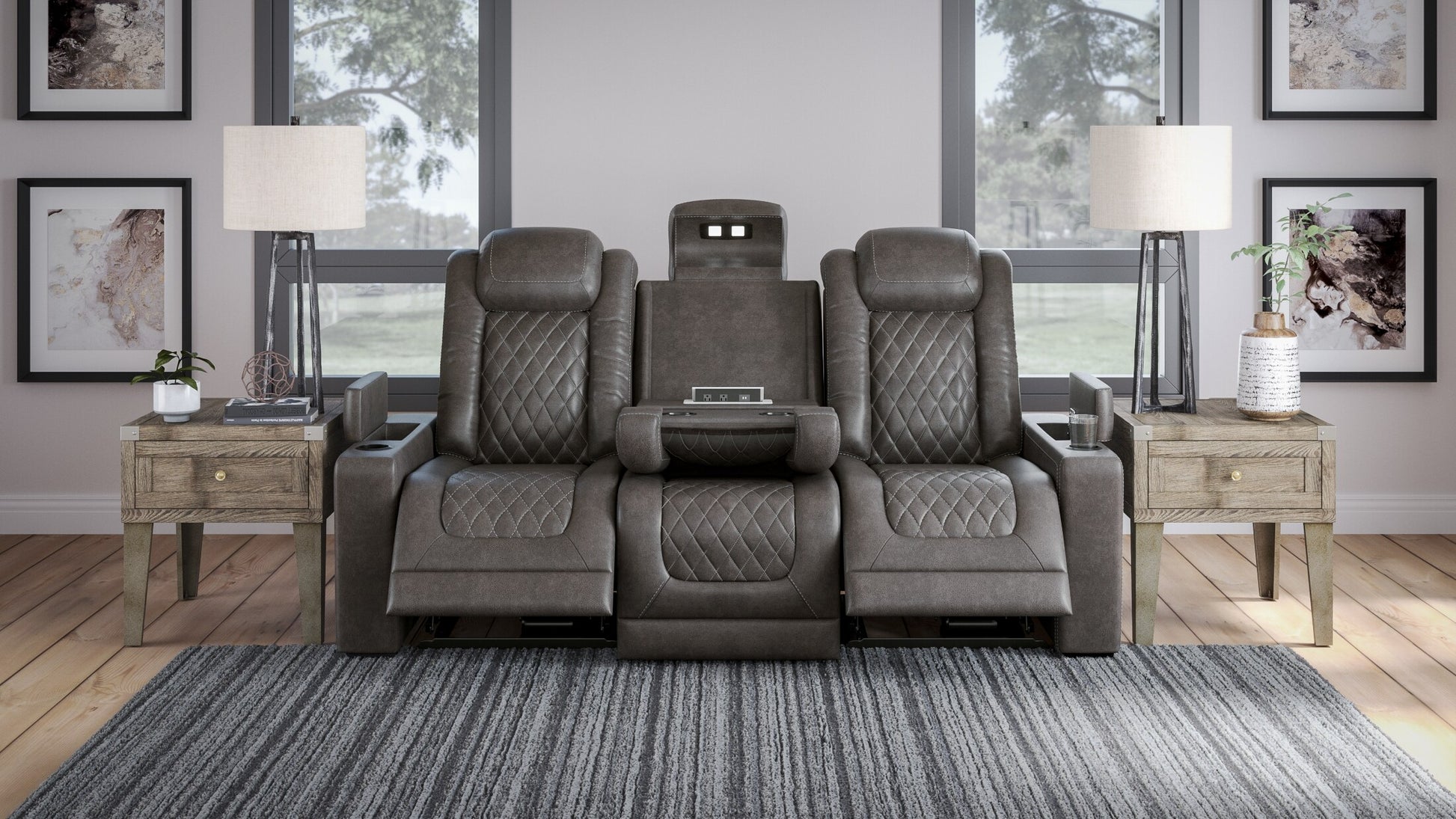 Hyllmont Power Reclining Sofa