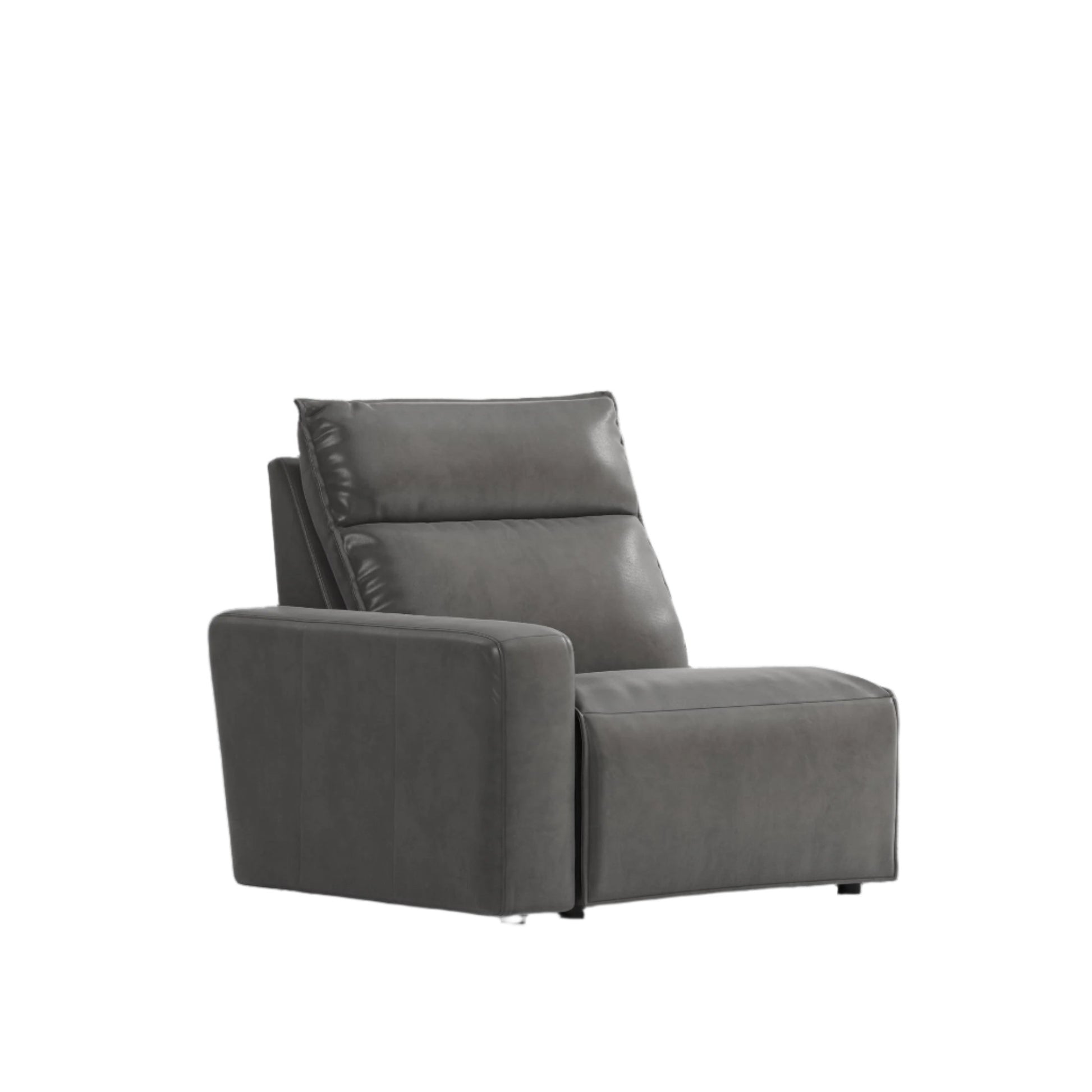 Modular Two Left Arm Facing Power Recliner - Charcoal