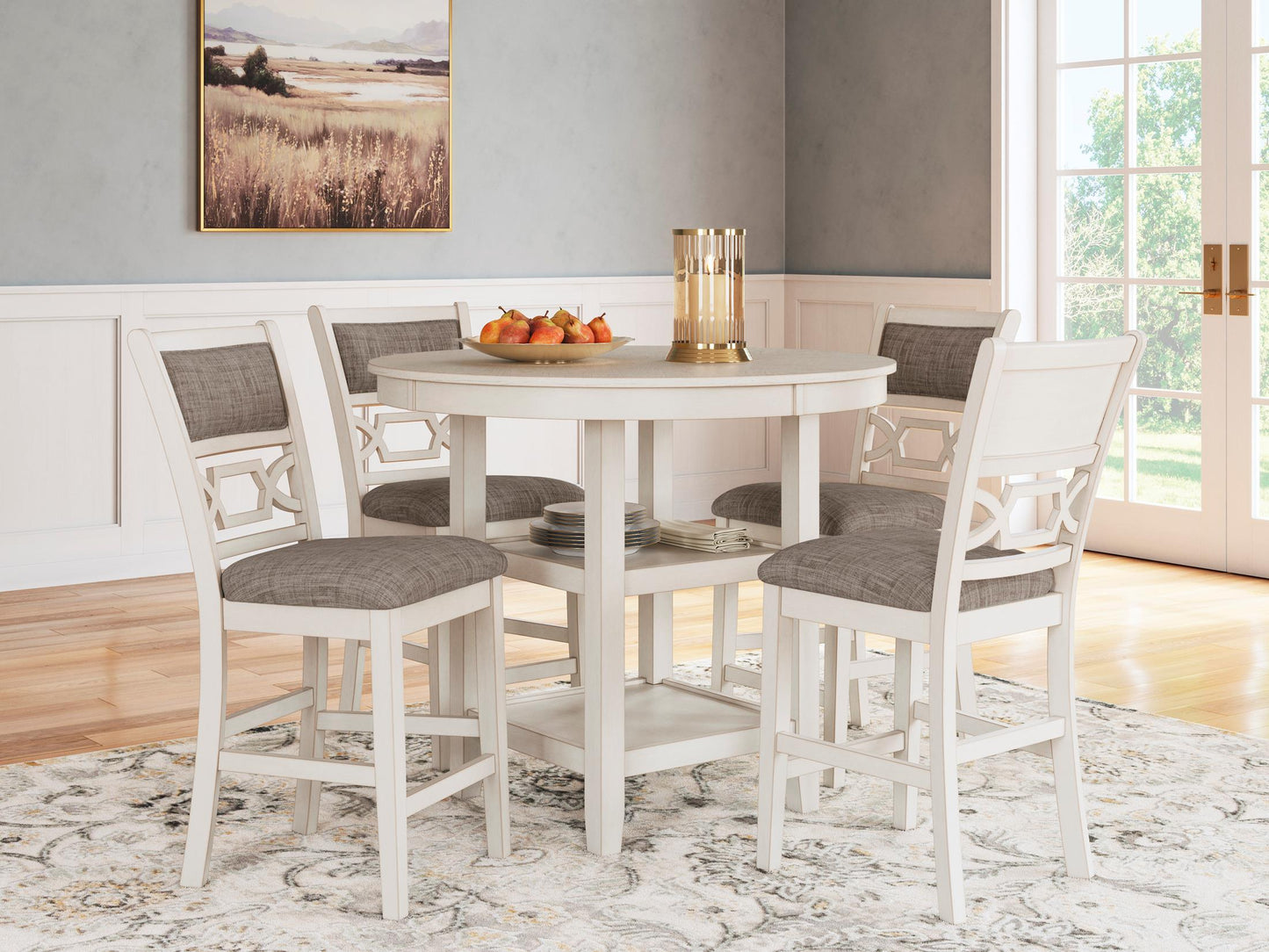 Erinberg 5-Piece Counter Dining Set