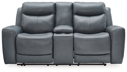 Mindanao Power Reclining Loveseat with Console