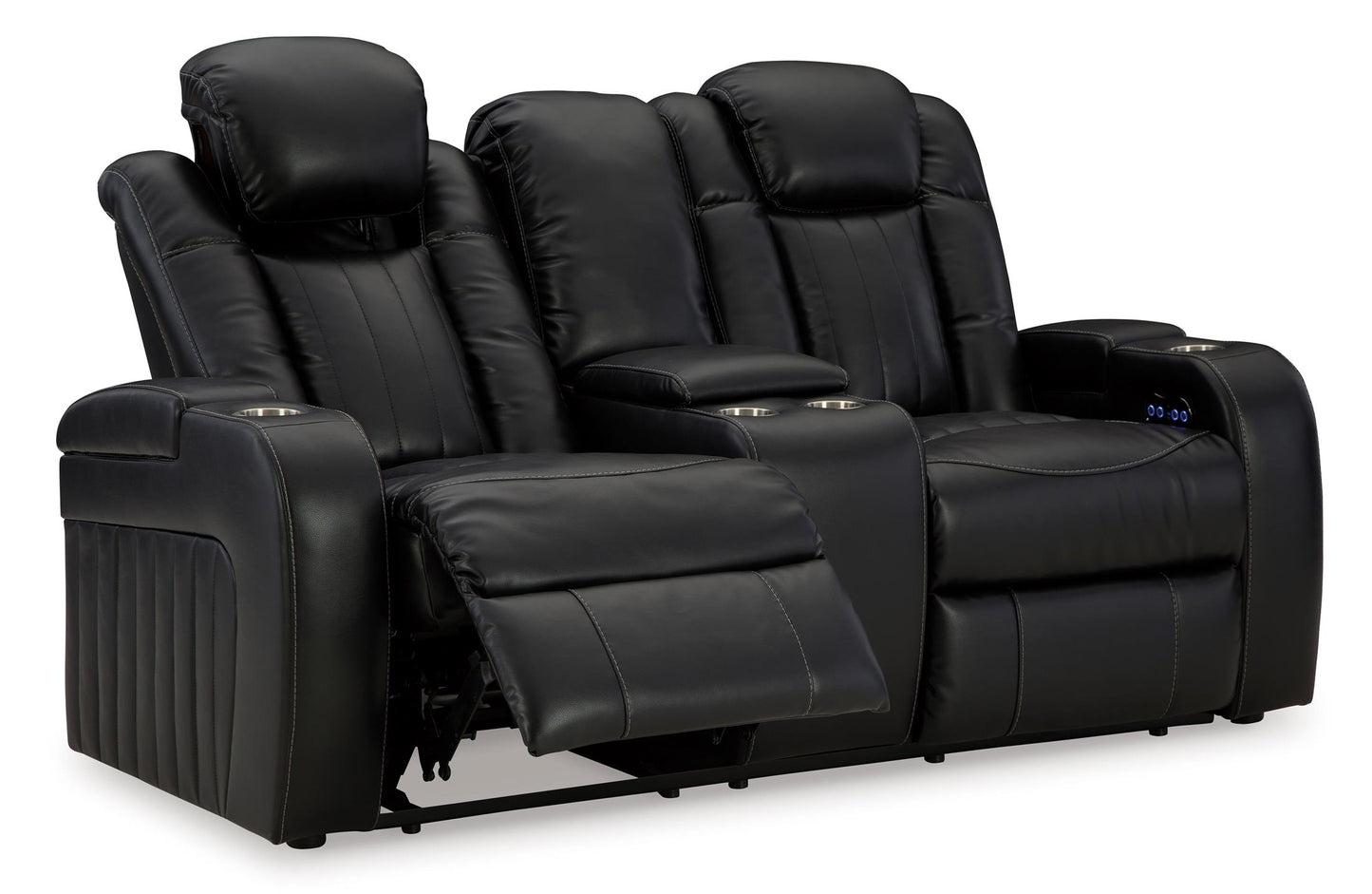 Caveman Den Power Reclining Loveseat with Console