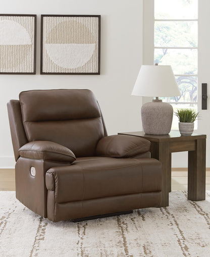 VonRyan Leather Power Recliner