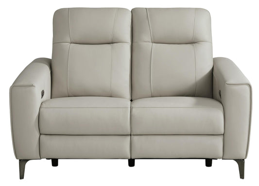 Parkside Heights Leather Power Reclining Loveseat