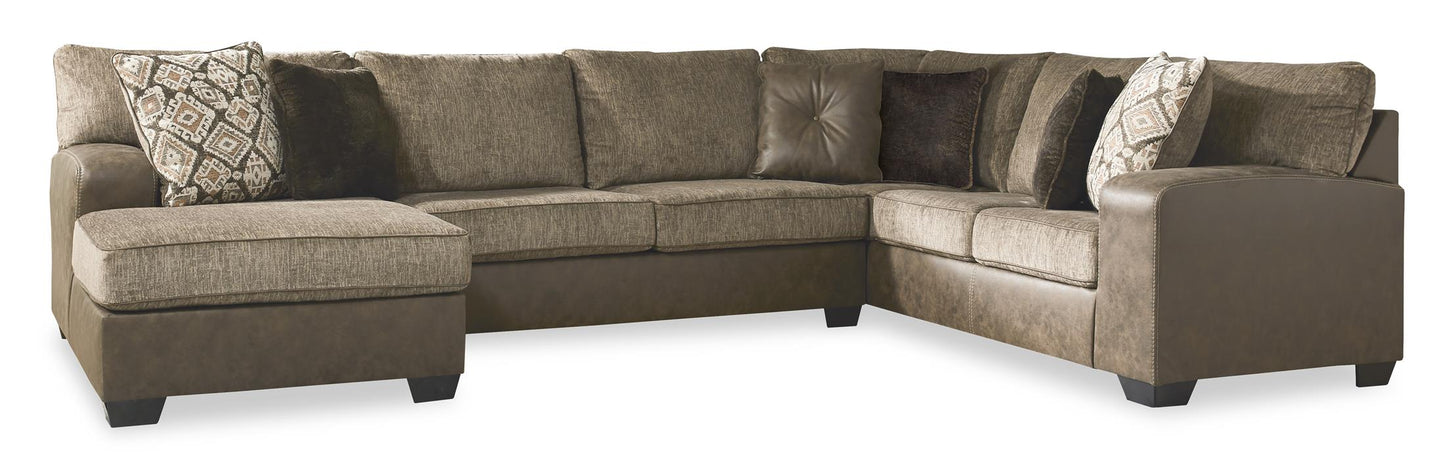 Abalone 3-Piece Sectional with Chaise