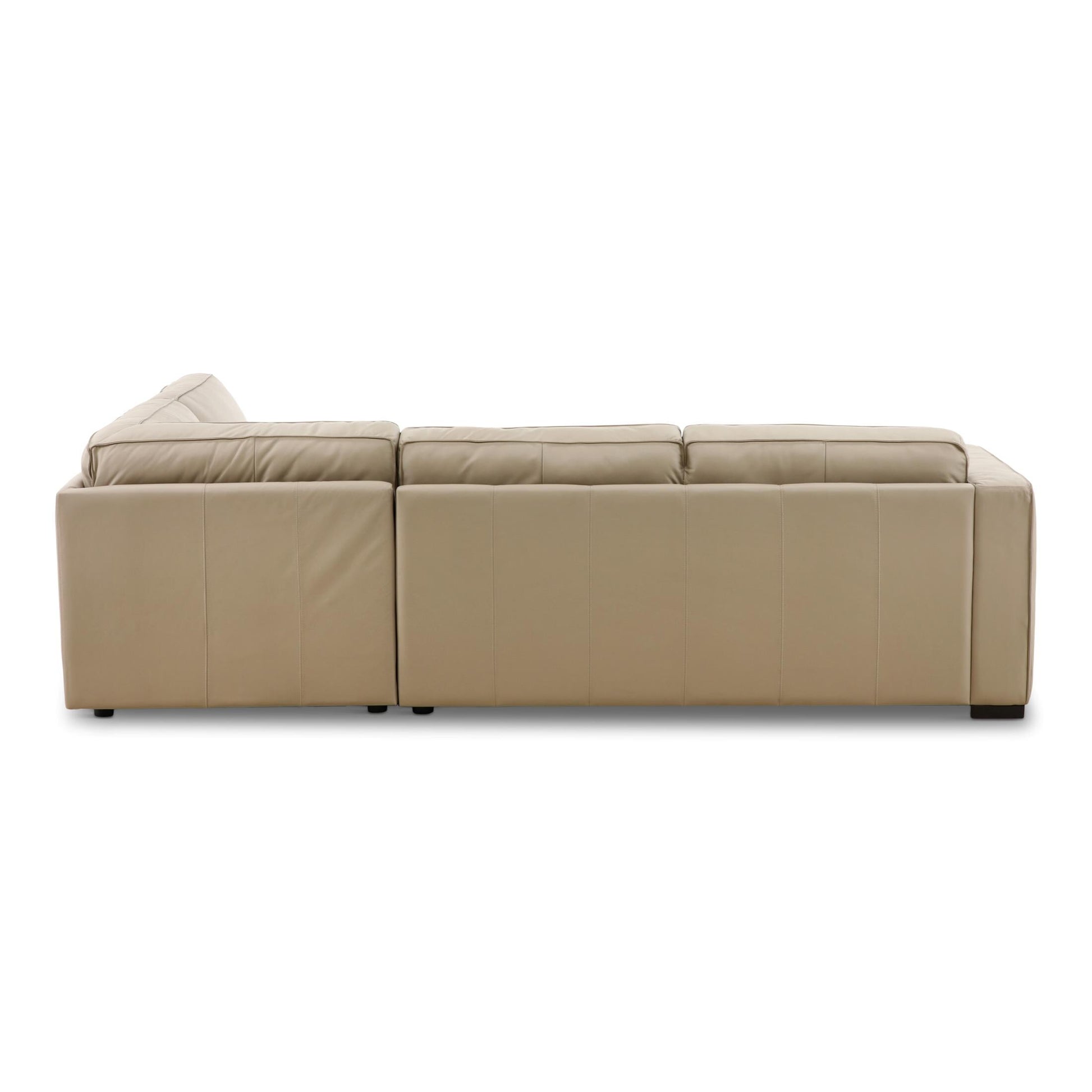 Copenhagen 2-Piece Leather Sectional with Chaise