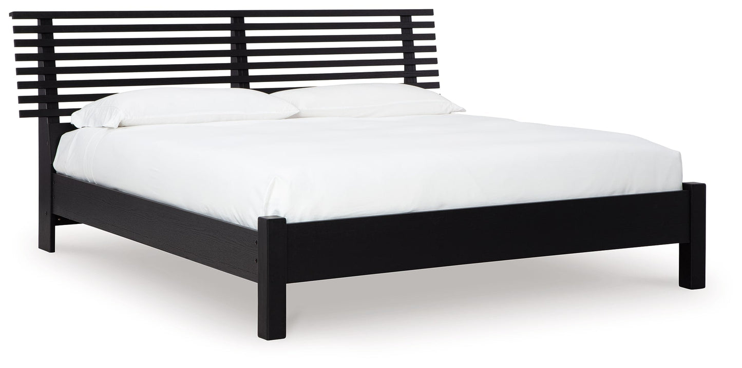 Danziar Slat Panel Bed