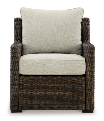 Brook Ranch Outdoor Lounge Chair with Cushion