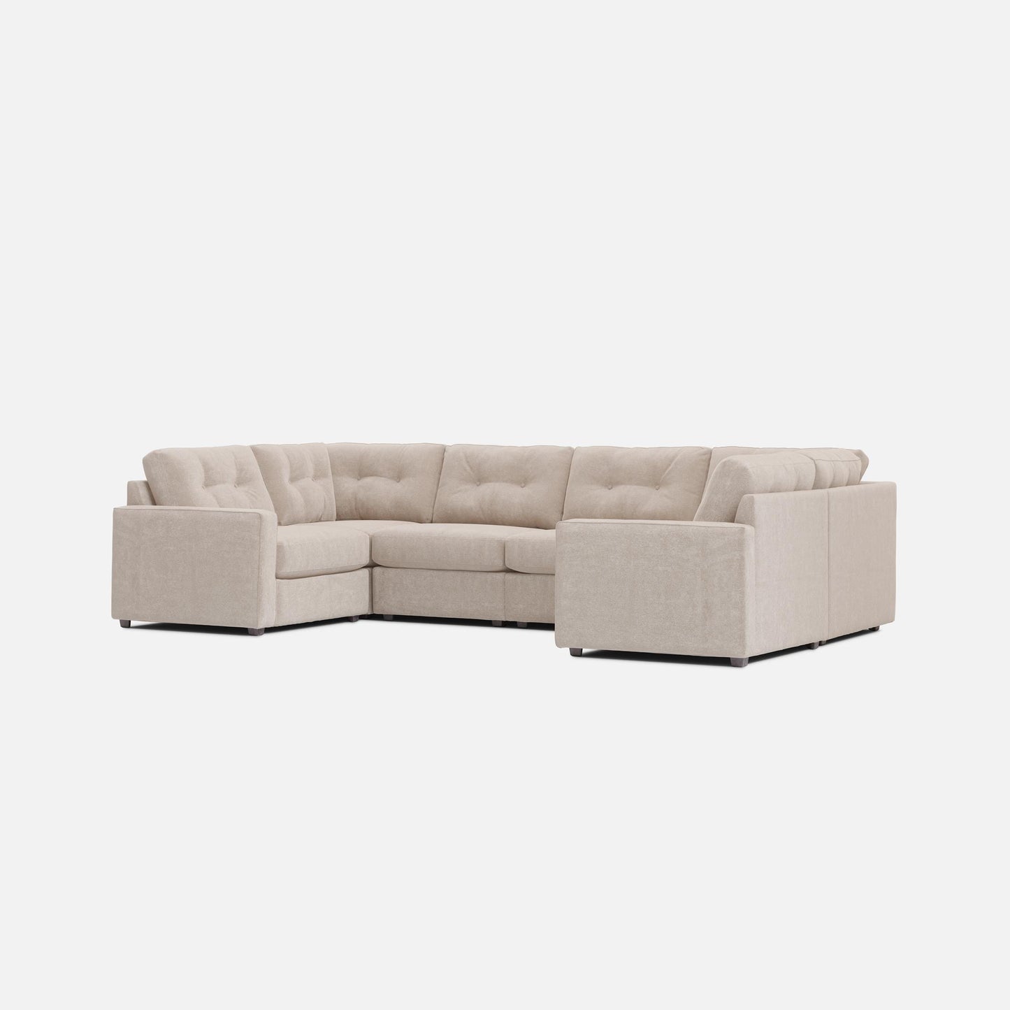 Modular One 6-Piece Sectional - Stone