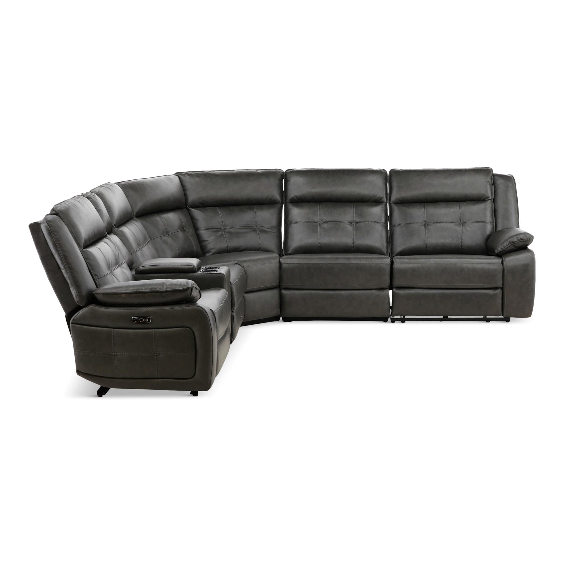 Afton 6-Piece Power Reclining Sectional